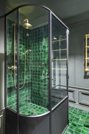 brass shower cabine